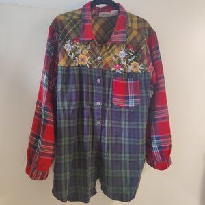 Embroidered Flannel